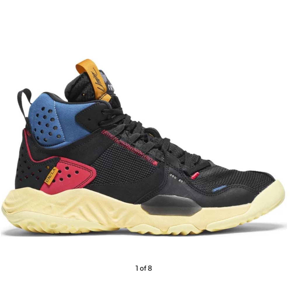 2020 Union La X Jordan Delta Mid 'Off Noir' 9.5